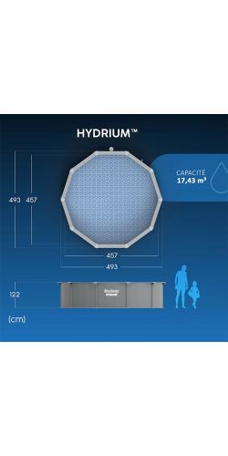 Piscine acier Bestway Hydrium ronde 4,60 x h1,20m