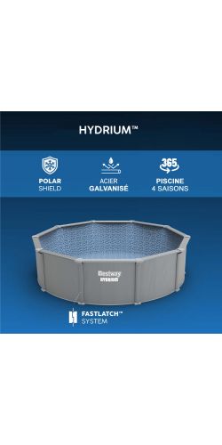 Piscine acier Bestway Hydrium ronde 4,60 x h1,20m