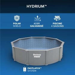 Piscine acier Bestway Hydrium ronde 4,60 x h1,20m