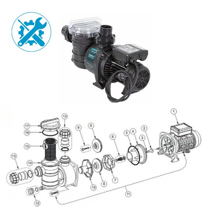 Pièces détachées pour pompe Pentair Swimmey