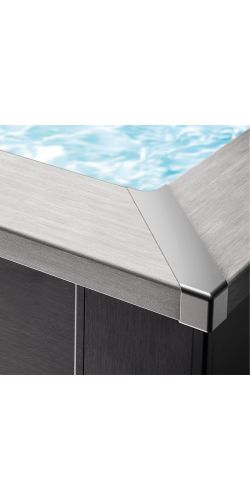 Piscine bois composite Gre avant garde Nova 3,15 x 3,15 x h0,96m