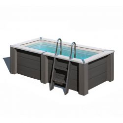 Piscine bois composite Gre avant garde rectangulaire 3,15 x 1,75 x h0,96m