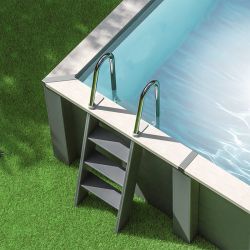 Piscine bois composite Gre avant garde rectangulaire 3,15 x 1,75 x h0,96m