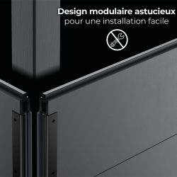 Piscine bois composite Gre avant garde rectangulaire 4,55 x 3,15 x h1,26m