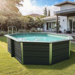 Piscine bois composite Avant Garde Gre 6,64 x 3,86 x h1,24m