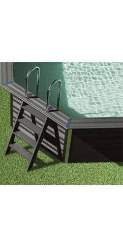 Piscine bois composite Avant Garde Gre 6,64 x 3,86 x h1,24m