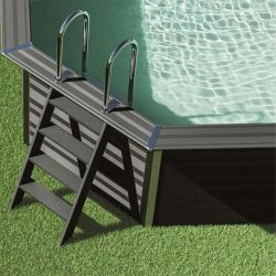 Piscine bois composite Avant Garde Gre 6,64 x 3,86 x h1,24m