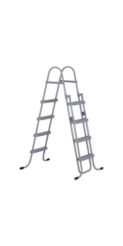 Echelle de sécurité 4 marches pour piscine hors-sol