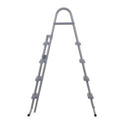 Echelle de sécurité 4 marches pour piscine hors-sol