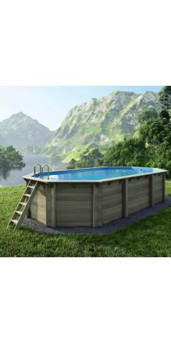 Piscine bois Altanka Nemo 7,30 x 3,97 x h1,45m