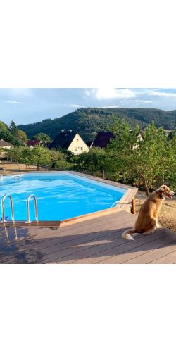 Piscine bois Altanka Nemo 7,30 x 3,97 x h1,45m