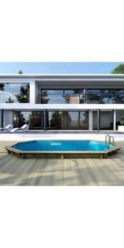 Piscine bois Altanka Nemo 5,79 x 3,49 x h1,45m