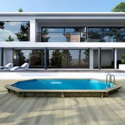 Piscine bois Altanka Nemo 5,79 x 3,49 x h1,45m