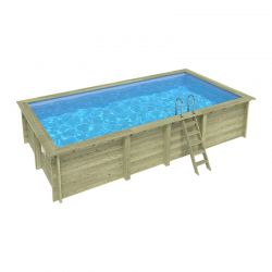 Piscine bois Aqua 7,00 x 3,75 x h1,45m