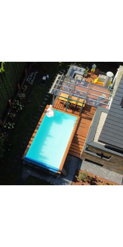 Piscine bois Aqua 7,00 x 3,75 x h1,45m