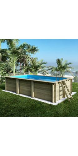 Piscine bois Aqua 6,10 x 2,85 x h1,31m