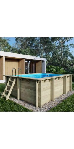 Piscine bois Aqua 4,65 x 2,85 x h1,24m