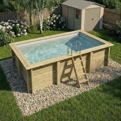 Piscine bois Aqua 4,65 x 2,85 x h1,24m