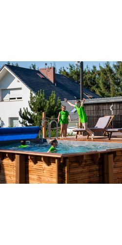 Piscine bois Aqua 4,65 x 2,85 x h1,24m