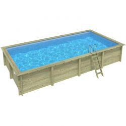 Piscine bois Aqua 8,50 x 4,35 x h1,45m