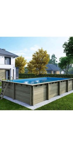 Piscine bois Aqua 8,50 x 4,35 x h1,45m