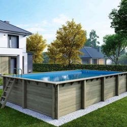 Piscine bois Aqua 8,50 x 4,35 x h1,45m