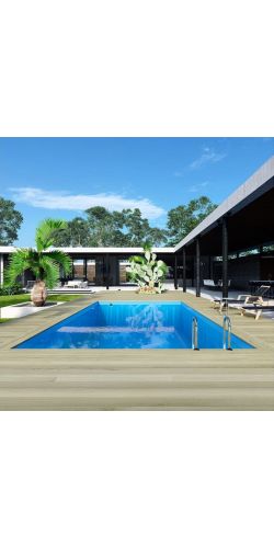 Piscine bois Aqua 8,50 x 4,35 x h1,45m