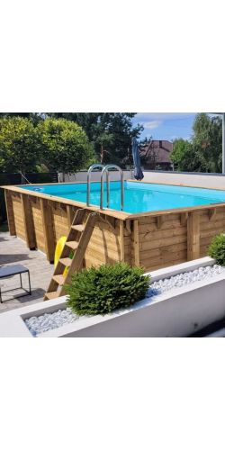 Piscine bois Aqua 8,50 x 4,35 x h1,45m
