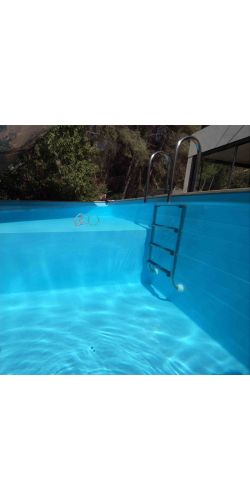 Piscine bois Altanka Nemo 5,79 x 3,49 x h1,45m avec plage