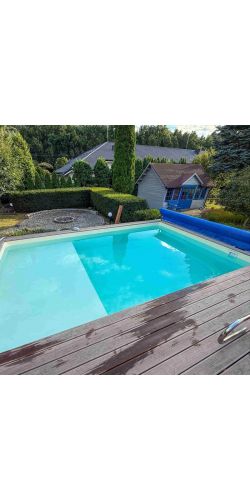 Piscine bois Aqua 6,10 x 2,85 x h1,31m avec plage