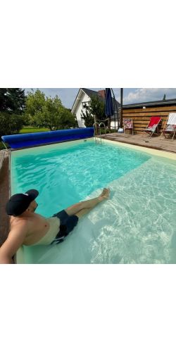 Piscine bois Aqua 6,10 x 2,85 x h1,31m avec plage