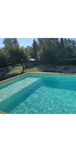 Piscine bois Aqua 6,10 x 2,85 x h1,31m avec plage