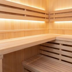 Sauna Traditionnel SENSE 4 places Poele Harvia inclus