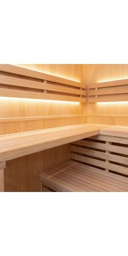 Sauna Traditionnel SENSE 4 places Poele Harvia inclus