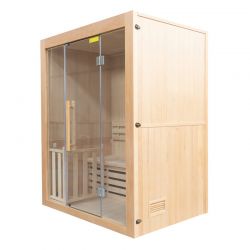 Sauna Traditionnel SENSE 3 places Poele Harvia inclus