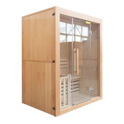 Sauna Traditionnel SENSE 3 places Poele Harvia inclus