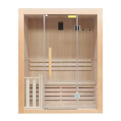 Sauna Traditionnel SENSE 3 places Poele Harvia inclus