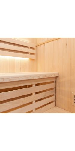 Sauna Traditionnel SENSE 3 places Poele Harvia inclus