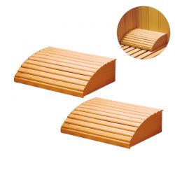 Lot de 2 appuis tête pour Sauna