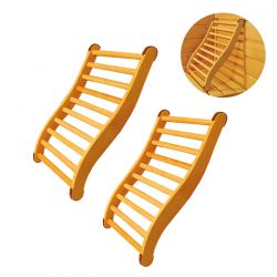 Lot de 2 dossiers confort pour Sauna