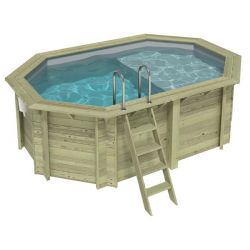 Piscine bois Nemo 4,30 x 3,00 x h1,31m avec plage