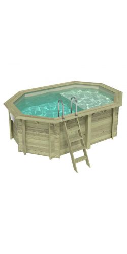 Piscine bois Nemo 4,30 x 3,00 x h1,31m avec plage