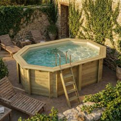 Piscine bois Nemo 4,30 x 3,00 x h1,31m avec plage