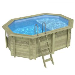 Piscine bois Nemo 4,30 x 3,00 x h1,31m avec plage