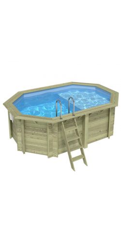 Piscine bois Nemo 4,30 x 3,00 x h1,31m avec plage