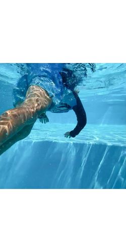 Piscine bois Aqua 4,65 x 2,85 x h1,24m avec plage