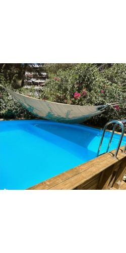 Piscine bois Nemo 4,30 x 3,00 x h1,18m avec plage