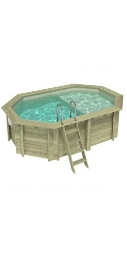 Piscine bois Nemo 4,30 x 3,00 x h1,18m avec plage