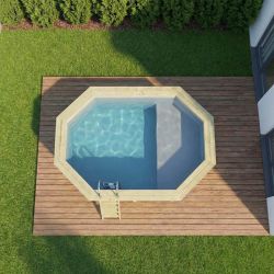 Piscine bois Nemo 4,30 x 3,00 x h1,18m avec plage