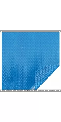 Bâche à bulles Duo 500 microns bleu - bleu